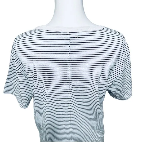 Adriano Goldschmied Striped T-Shirt Sz M - Image 6