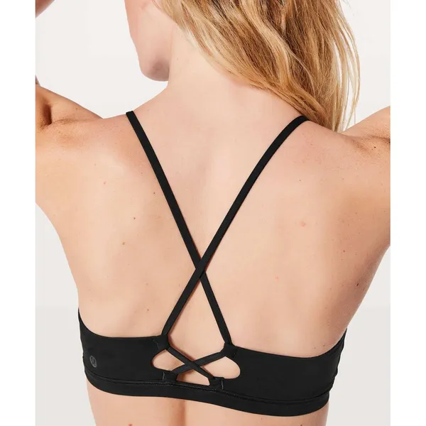 Lululemon 38D Shoreline Bikini Top Black Swimsuit High Neck Swim UV Protected - Image 3