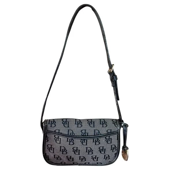 Dooney & Bourke Signature DB Monogram Mini Shoulder Bag Purse - Image 2