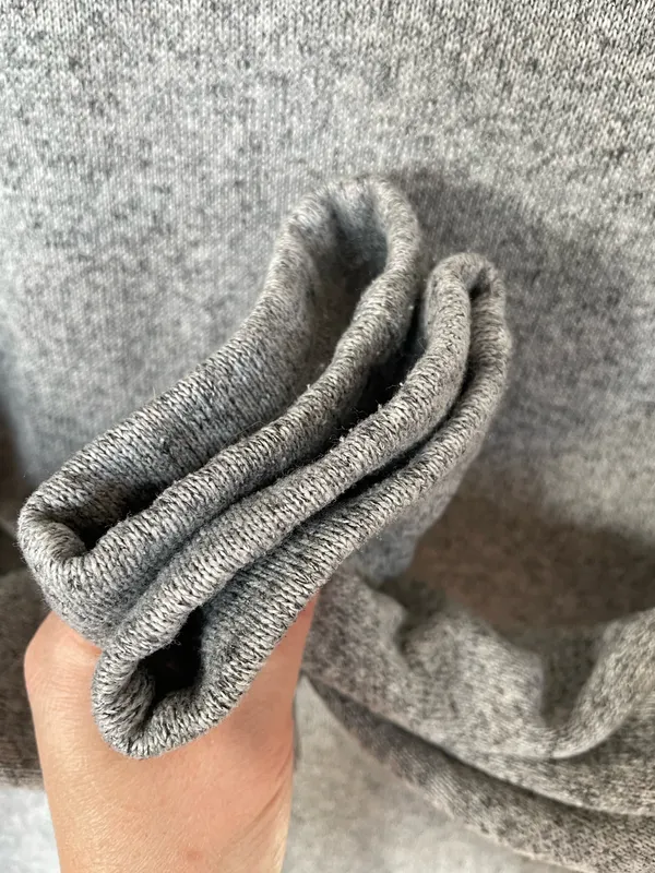 ARROW men’s fleece sweatshirt size M Gray 1/4 Zip Pullover - Image 3