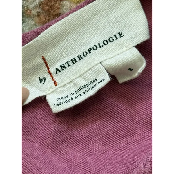 Anthropologie Somerset Jumpsuit Small Pink Full Length Short Sleeve Wide‎ Leg - Image 5