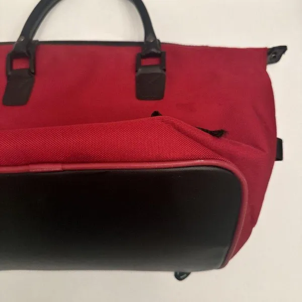 Atlantic Travel Bag Red Luggage Shoulder Tote *NO Lock With Keys - Image 8