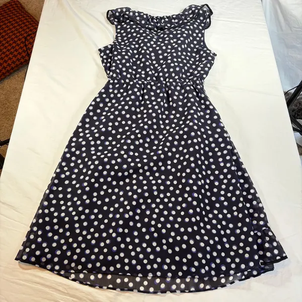 The Limited womens sleeveless ruffle collar dress. Size 0. workwear, church - Image 4