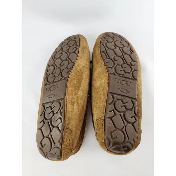 UGG Dakota Slippers Women's 10 House Shoes Tan 5612 Moccasin Loafers Sherpa Wool - Image 8