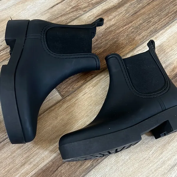 Jeffrey Campbell black rain boots - Image 3
