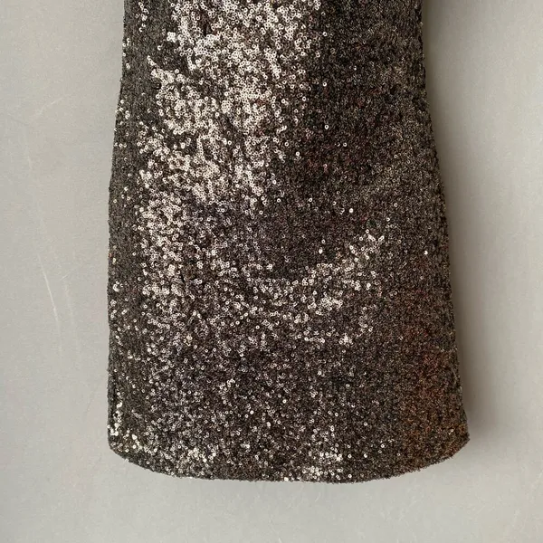 MinkPink sz S gold sequin party mini dress‎ - Image 5
