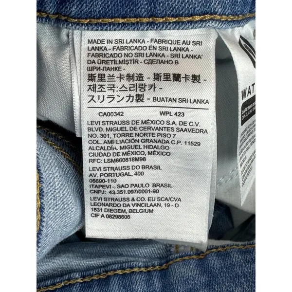 Levi's 721 Women's‎ 27 High Rise Skinny Ankle Jeans Button Fly Slit Ankle - Image 8