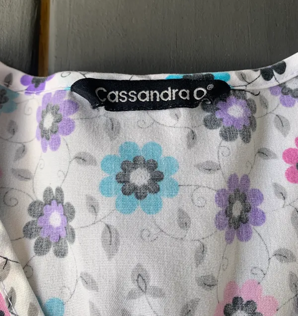 Floral Scrub Top Multi - Image 3