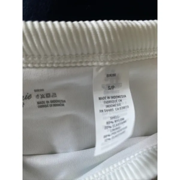 Aerie Women's Small White Bikini Bottom Surf Swim Vacation‎ - Image 5