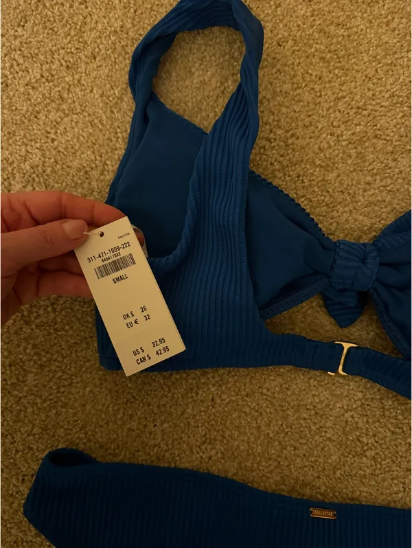Blue Hollister Bikini Set NWT S - Image 4