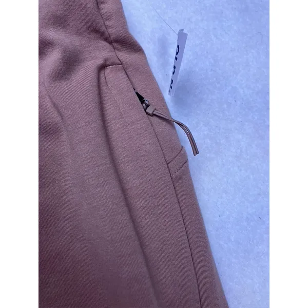 Old‎ Navy Dynamic Fleece Pants Womens 3X Brown High Rise Zip Pockets Athletic - Image 8