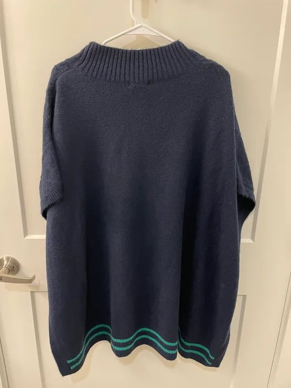 Free People Sweater Knit Poncho - Image 5