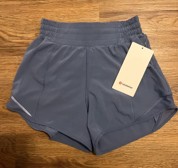Lululemon Hotty Hot Shorts 4” Lined Color Oasis Blue - Image 2