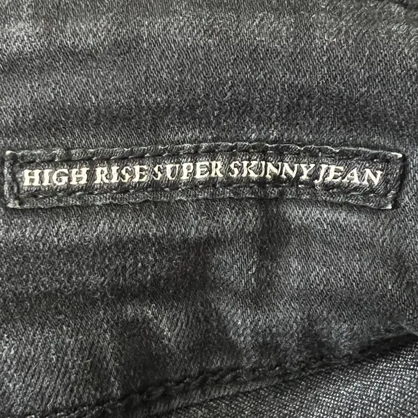 Abercrombie & Fitch Signature Denim Jeans Super Skinny High Rise 25 HR Stretch - Image 8
