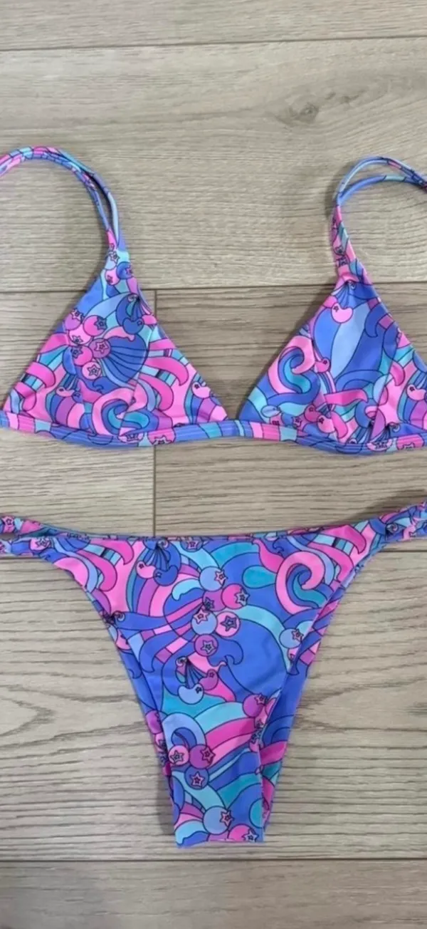 Kulani Kinis Bikini Set Razzleberry - Image 3
