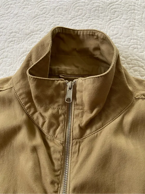 Old Navy Tan Drawstring Utility Field Jacket - Image 7