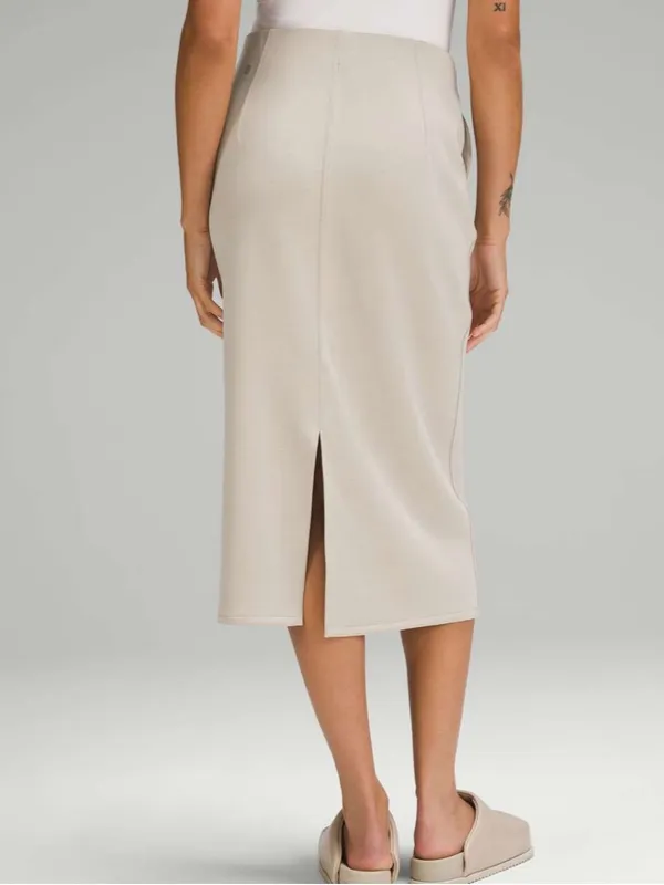 Lululemon Softstreme High-Rise Midi Skirt in Mojave Tan - Image 2