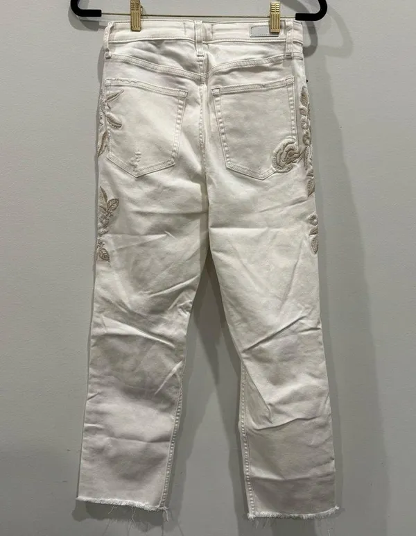 Abercrombie & Fitch Zoe Natural Rise Ankle Straight Jeans Womens 29/8R NWT - Image 3