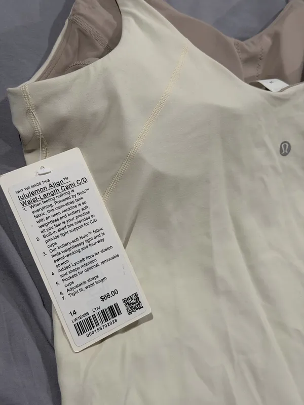 lululemon athletica Cream Spaghetti-Strap Tank - Image 8