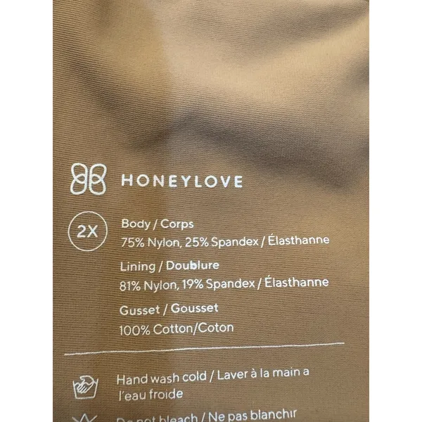 HoneyLove SculptWear SuperPower Short Womens Size 2XL Sand Shapewear Sculpting‎ - Image 4