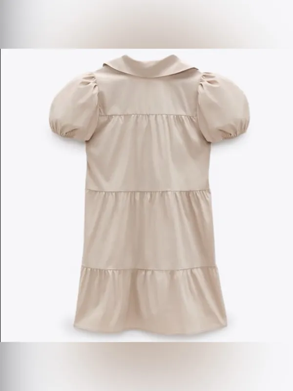 Zara voluminous mini dress size extra small - Image 3