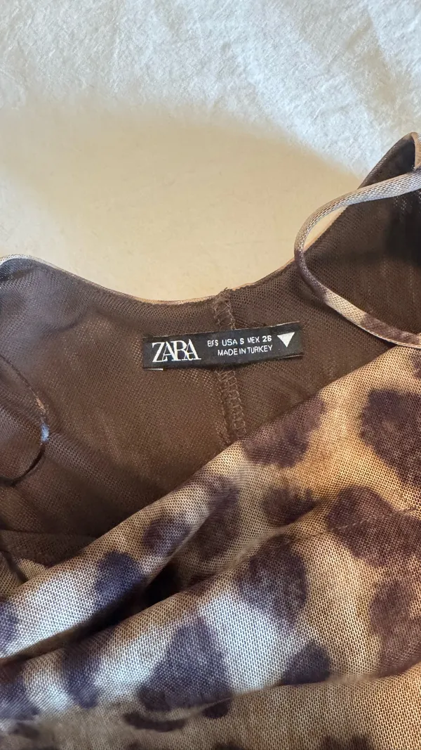 Zara cheetah print slinky maxi dress - Image 3