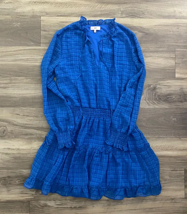 Nsr Long Sleeve Blue Dress - Image 3
