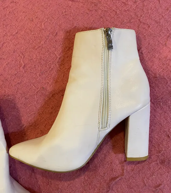 SheIn Mini White Booties - Image 6