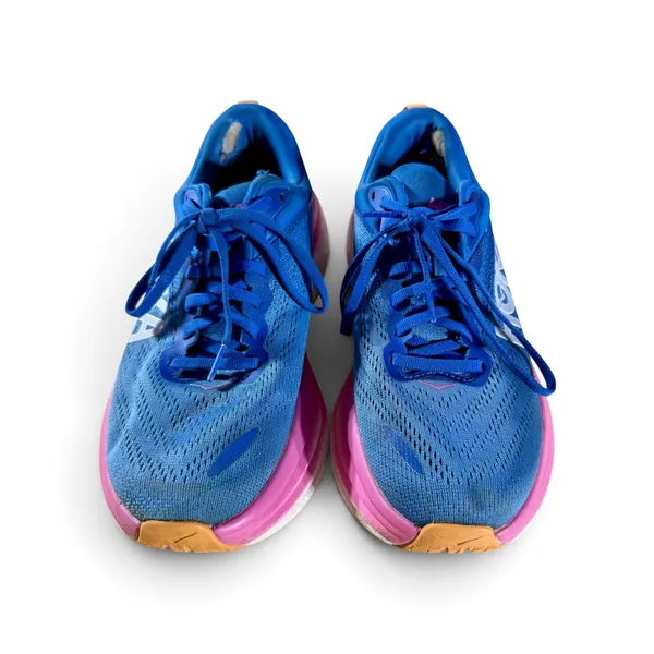 HOKA Bondi 8 Women’s Size 8 Coastal Sky Blue Pink Running Shoes 1127952 - Image 2