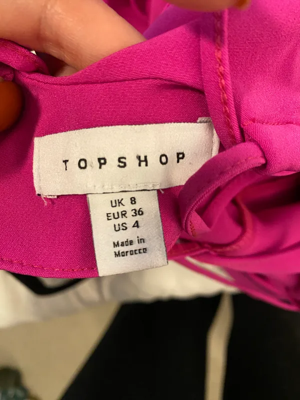 Topshop Hot Pink Formal Dress - Image 8