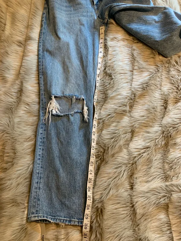 Abercrombie & Fitch Jeans Women The 90s Straight Ultra High Rise Curve Love 28/6 - Image 6