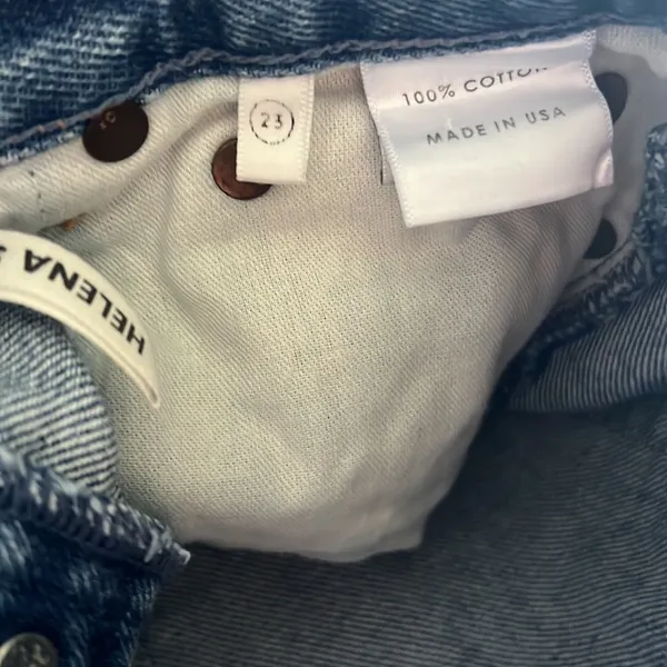GRLFRND Helena Short Front Button Distressing 23 - Image 7
