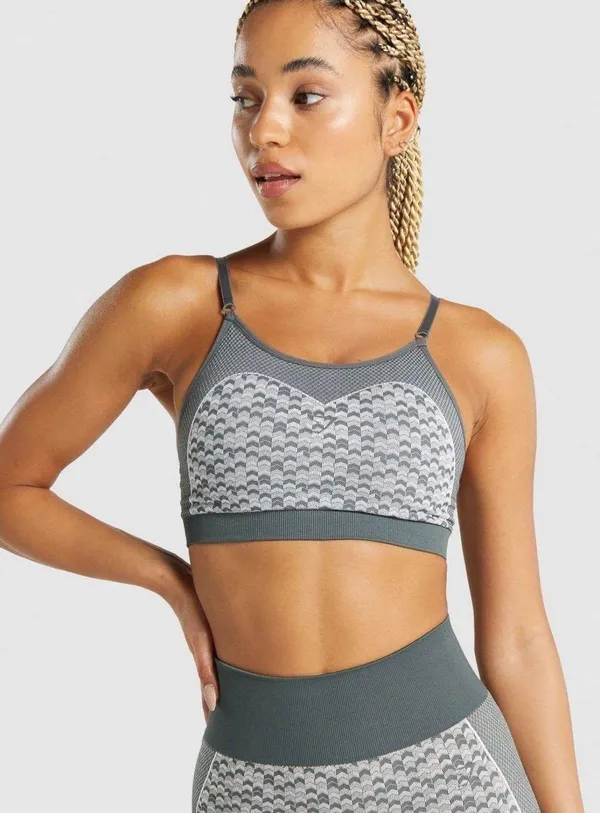 Gymshark WTFLEX Seamless Strappy Sports Bra - Image 3