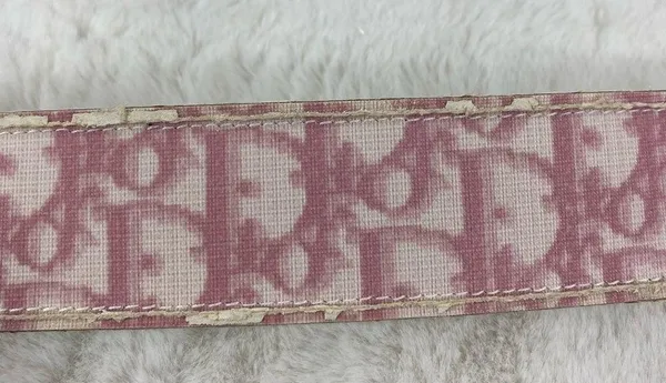 Authentic Pink Monogram Belt - Image 16