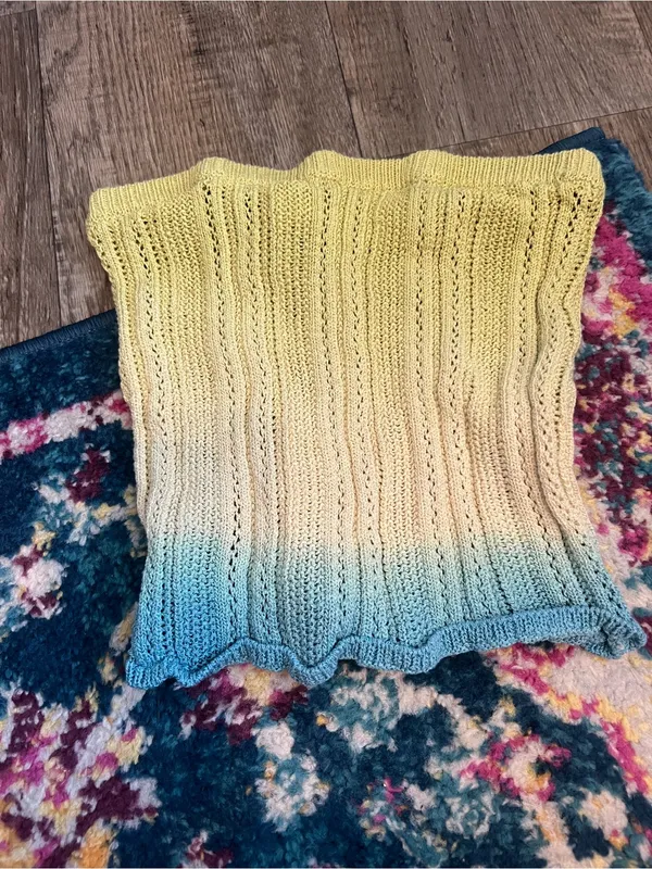 Nbd Circe tube top in yellow size small - Image 3
