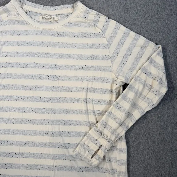 We The Free Free People Women's Small Long Sleeve Striped Tunic Top Thumbhole - Image 2