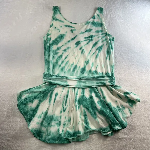 Vtg 90s In Gear L Large Tunic Top Dress‎ Tie Dye USA Whimsy Fairycore Balletcore - Image 3
