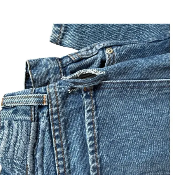 Revice Denim Womens High Waisted Stonewash Straight Leg Mom Jeans - Sz 25 - Image 4