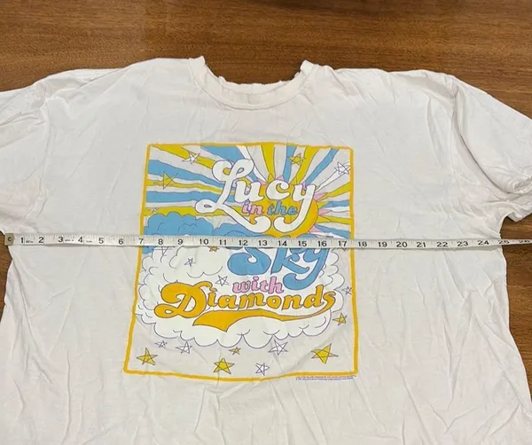 Goodie Two Sleeves Lucy in the Sky with Diamonds Graphic Tee - Image 4