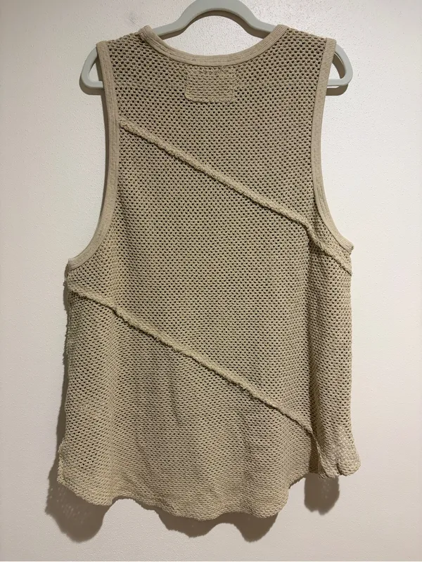 Free People We The Free Shore Side Muscle Tank in Dunes - Image 8