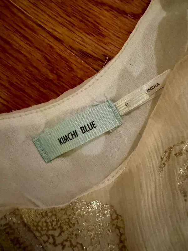 Kimchi Blue Cream Holiday Dress - Image 4