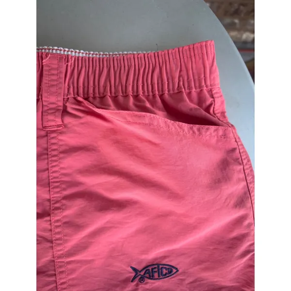 AFTCO Womens Fishing Shorts Coral Pink Nylon Quick Dry Pliers Pocket Size 6 - Image 3