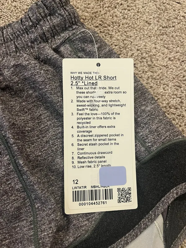 Lululemon Hotty Hot Low-Rise 2.5” Shorts - Image 2