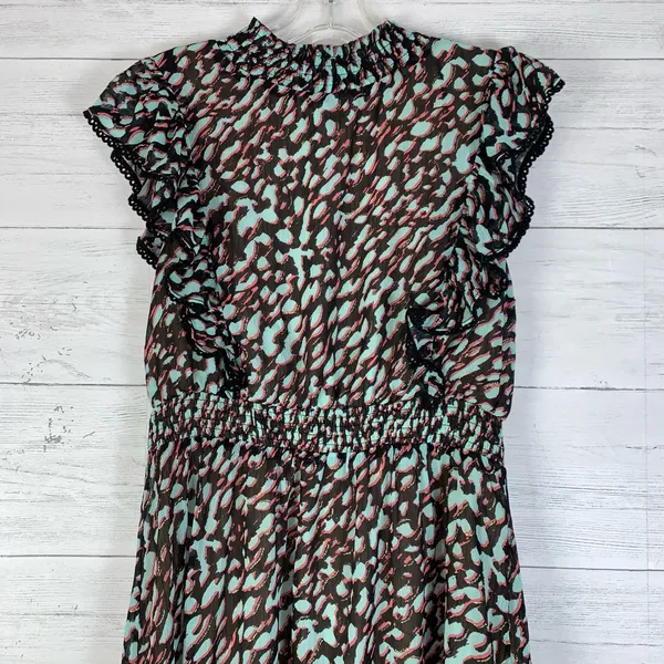EE:Some maxi dress patterned elastic waist size L - Image 3
