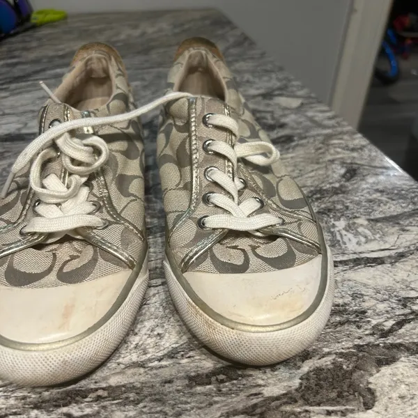 Coach Light Tan Sneakers - Image 5