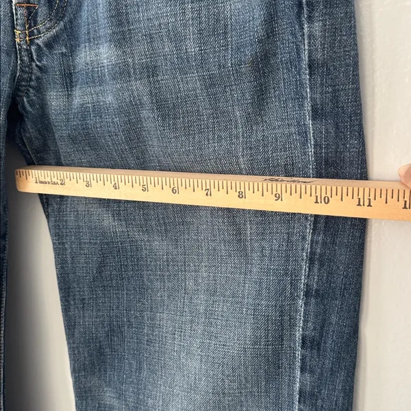 7 for All Mankind Women's Boot Buttonfly Jeans Size 30 Relaxed Fit Streetwear - Image 7