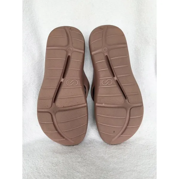 CALIA Women's Molded Flip Flops Size 10 Cinnamon Thong Foamy Bottoms - Image 10