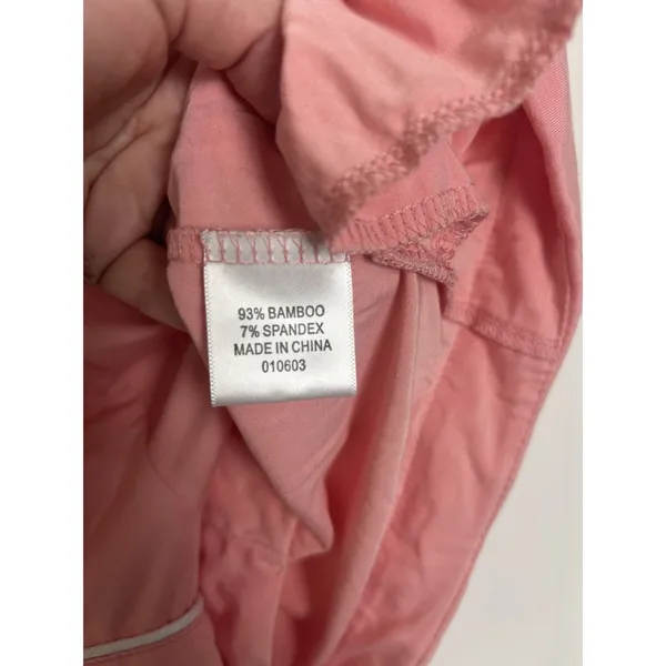 Birdy Grey Jonny Dusty Rose Bamboo Pajama Shorts Large Loungewear - Image 6
