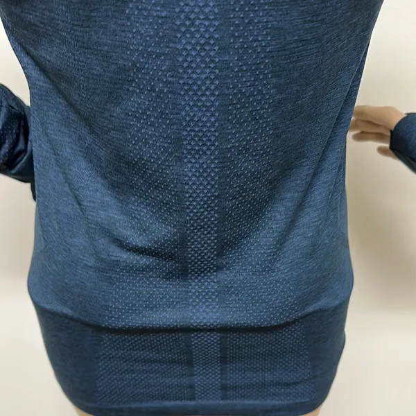 Lululemon Women's Swifty Blue Long Sleeve Activewear Performance Shirt Size S - Image 9