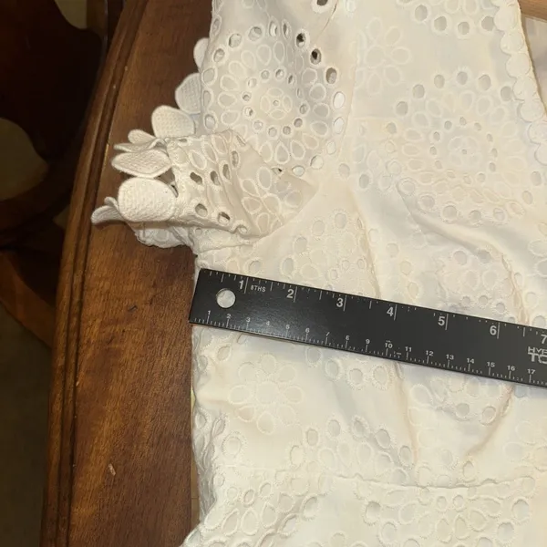 Lily Pulitzer Sz 10 Eyelet White Dress - Image 7